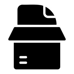 box glyph icon