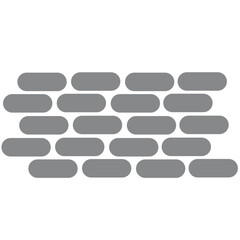 Brick wall vector
