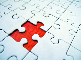 Jigsaw close-up background (conceptual)