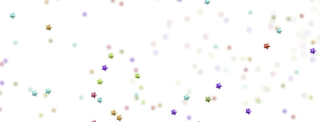 colorful  whirlwind of golden snowflakes and stars. New png transparent