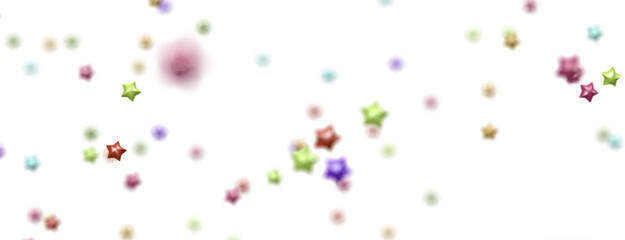 colorful Holiday decoration, glitter frame isolated -
