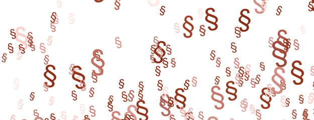 Law and justice concept modern