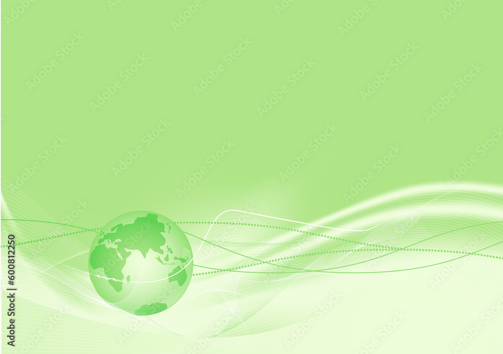 Poster abstract lines background composition of curved lines and globe -great for backgrounds, or layering 