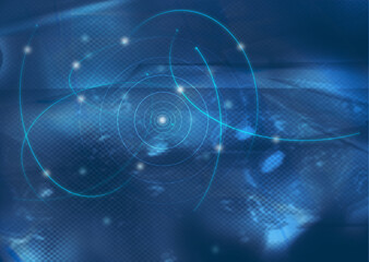 abstract galaxy waves background texture