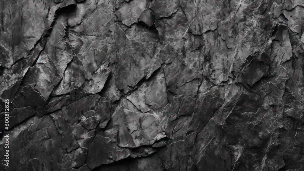 Poster black marble texture background pattern with high resolution. high resolution photo. generative ai