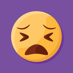 Suffering Face Emoji