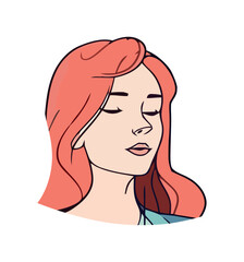 Beautiful young woman smiling