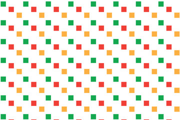 simple squer polka dot pattern on white background.