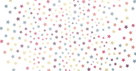 colorful Stars - A gray whirlwind of golden snowflakes and stars. New