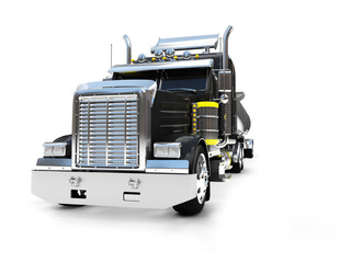 isolated big car on a white background