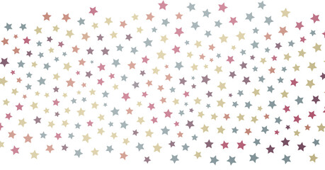 colorful Stars - A gray whirlwind of golden snowflakes and stars. New