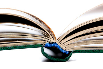 open old book isolated on the white background