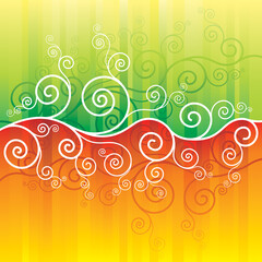 vector of spring and summer abstract background