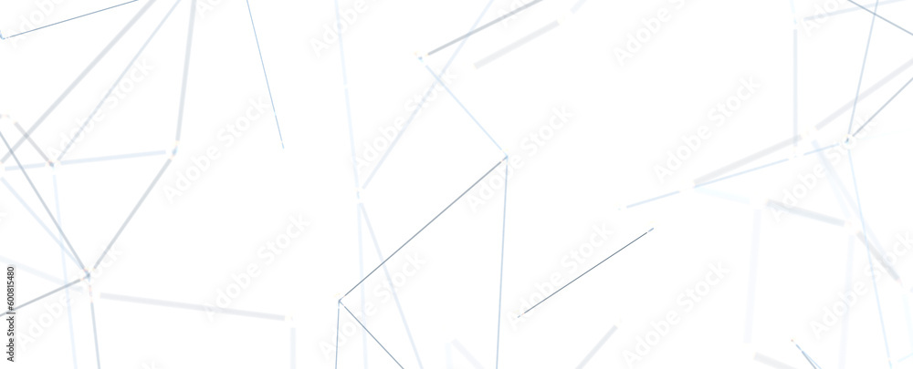 Aufkleber network shape. abstract 3d render