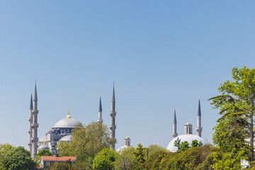 Blue Sultanahmet Camii Mosque, Bosporus Istanbul, Turkey