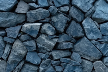 Fototapeta premium AI Mountain Stone Wall With Cracks And Pebbles For Design And Decorative Needs In Good Quality