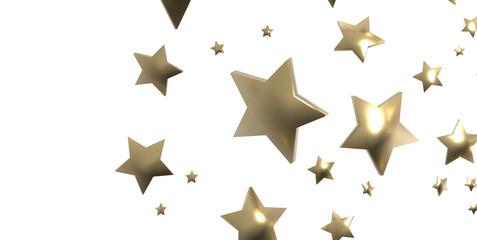 Obraz premium XMAS stars background, sparkle lights confetti falling. magic shining Flying christmas stars on night