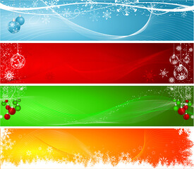 Fototapeta na wymiar Various decorative Christmas backgrounds