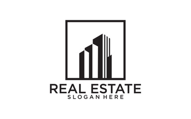 Building logo design Vector template	
