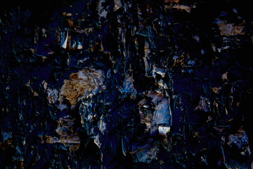 Torn texture of torn black paper. background grunge