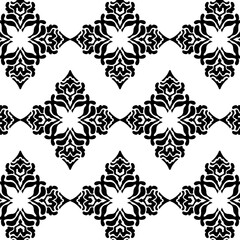 Fototapeta premium geometric cool abstract floral pattern