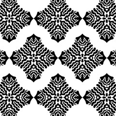 Fototapeta premium geometric cool abstract floral pattern