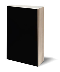 Naklejka premium Blank bookcover with clipping path