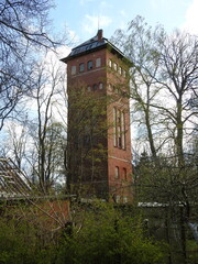 water tower of georgenswalde near kaliningrad, russia, former east prussia