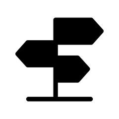 Street sign icon
