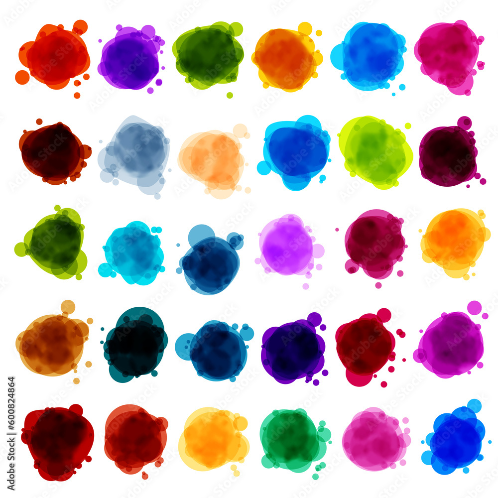Poster bubbles for speech (without a transparency). eps 8 vector file included