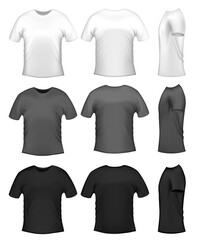 Men's t-shits, collection of diferent colors
