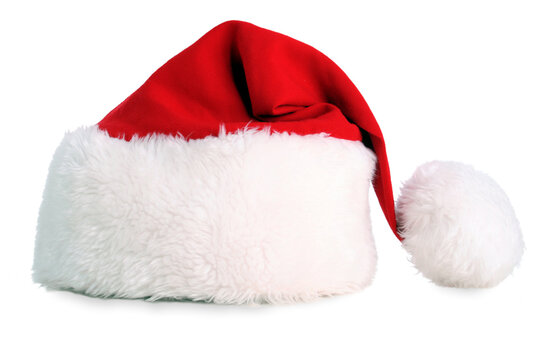 A red santa hat isolated