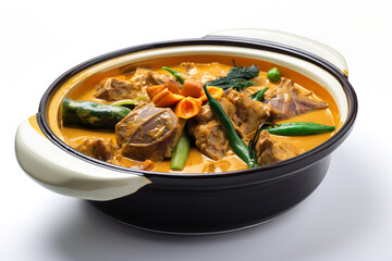 Oxtails in Peanut Gravy. Filipino flavor. Kare-Kare Asian Filipino dish, food from Philippines Asian Filipino dish, food from Philippines Generative AI