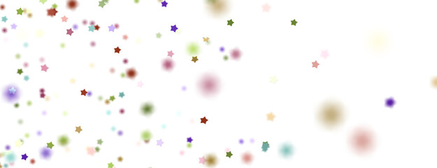 colourful  XMAS stars background, sparkle lights confetti falling. magic shining Flying christmas stars on night  png transparent
