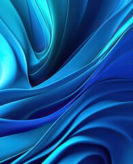 blue swirling background with a warm fluid vibe, generative ai