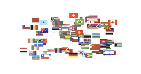world national flags - PNG transparent