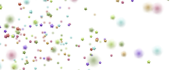 XMAS Stars - Festive christmas card. Isolated illustration white background. - png transparent