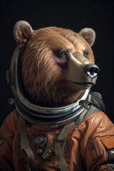 Brown Bear Astronaut