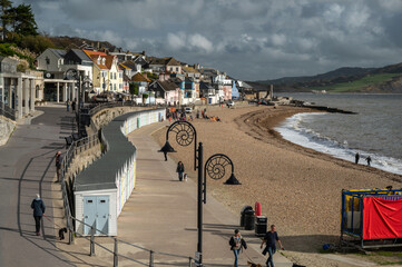 The beach at Lyme Regis Dorset 2