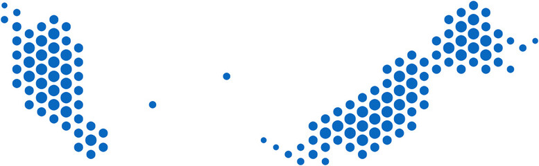 circle shape malaysia map.