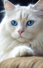 close up of a cat. Generative AI