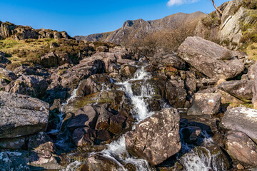 Views around the Devils Kitchen, Snowdonia National Park , North Wales