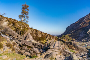 Views around the Devils Kitchen, Snowdonia National Park , North Wales