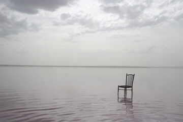 chair on the water
