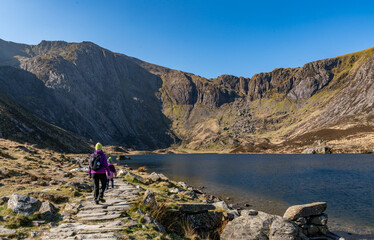 Fototapeta premium Views around the Devils Kitchen, Snowdonia National Park , North Wales