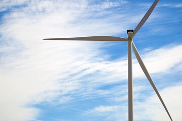 Fototapeta premium Wind turbine generator for renewable electricity production