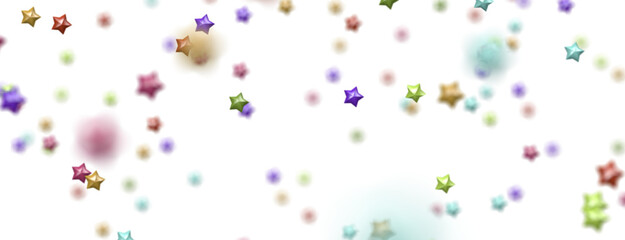 XMAS colored stars - png transparent