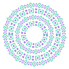 ethnic circle pattern
