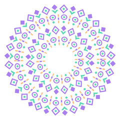ethnic circle pattern
