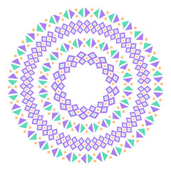ethnic circle pattern
